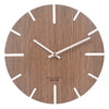 Horloge Murale Scandinave Taupe sans Chiffres Temps des Horloges