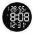 horloge scandinave digitale design