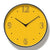 horloge scandinave jaune moutarde