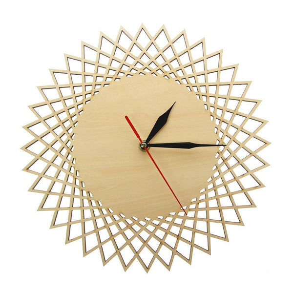 horloge scandinave bois design