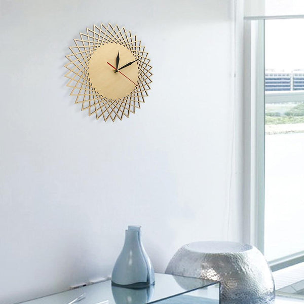horloge scandinave bois design