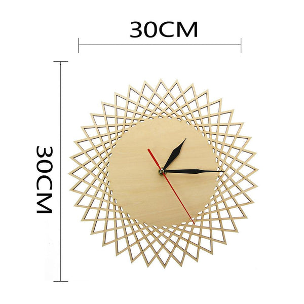 horloge scandinave bois design