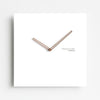 horloge scandinave fond blanc