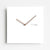 horloge scandinave fond blanc