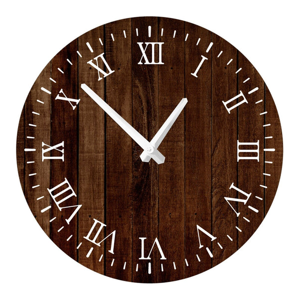 Horloge murale style Scandinave - Bois Ancien Temps des Horloges