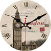 Horloge murale style vintage London Temps des Horloges