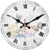 Horloge murale Vintage Blanc Temps des Horloges