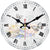 Horloge murale Vintage Blanc Temps des Horloges