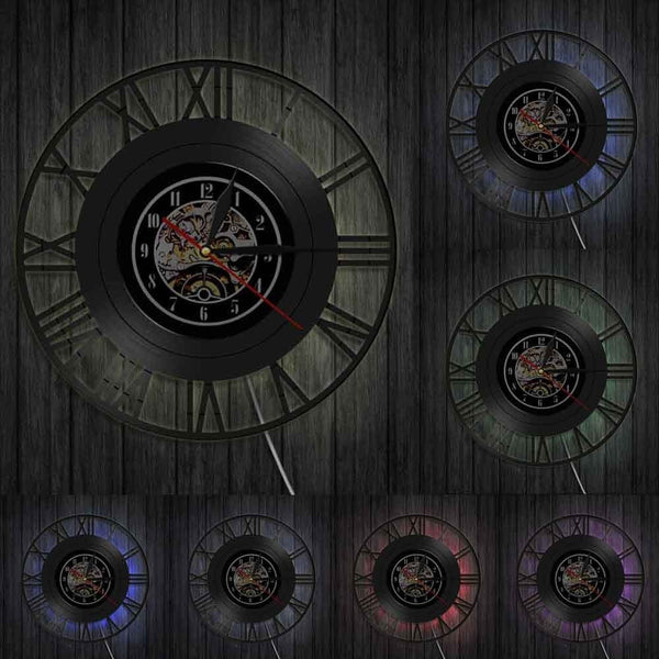 horloge led chiffres romains