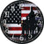 Horloge murale Vintage Drapeau USA Temps des Horloges