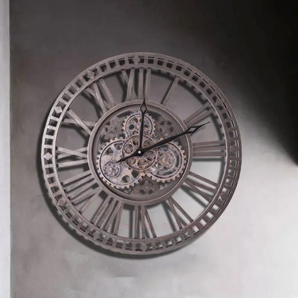 horloge vintage metal