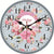 Horloge murale Vintage Fleurs Roses Temps des Horloges