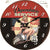 Horloge murale Vintage Garage Pin-Up Temps des Horloges