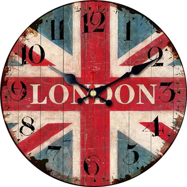 Horloge murale Vintage London Temps des Horloges