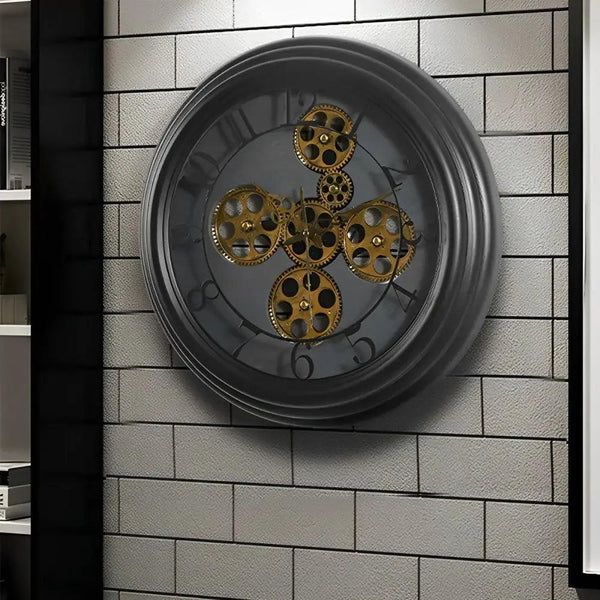 horloge ancienne noir