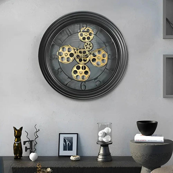 horloge ancienne noir