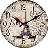 Horloge murale Vintage Paris. Temps des Horloges