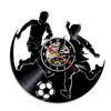 Horloge murale Vinyle Football Temps des Horloges