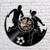 Horloge murale Vinyle Football Temps des Horloges