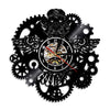 horloge vinyle style industriel