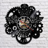 horloge vinyle style industriel