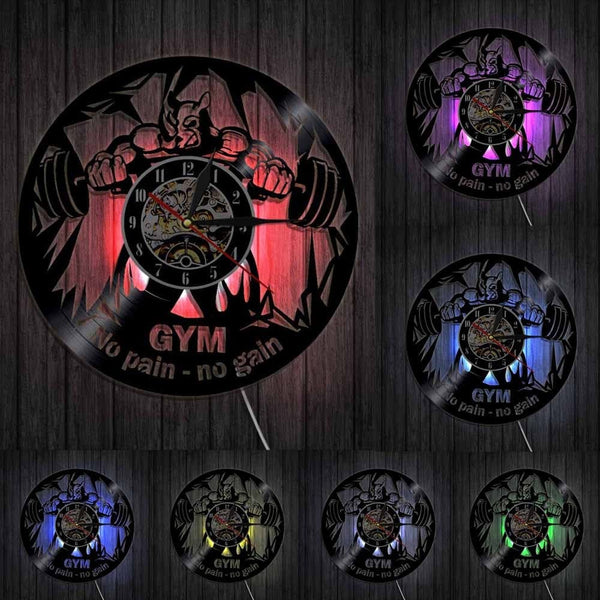 horloge led no pain no gain