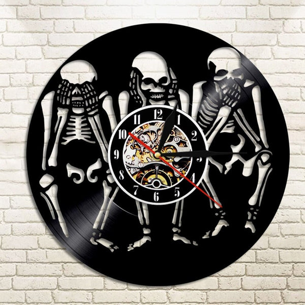 horloge tete de mort led