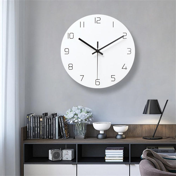 horloge design blanche