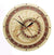 horloge bois astronomique