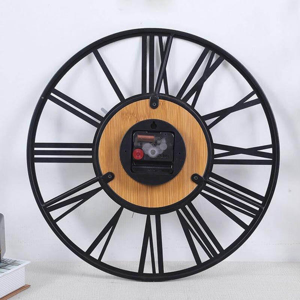 horloge scandinave bois et metal