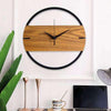 horloge bois moderne