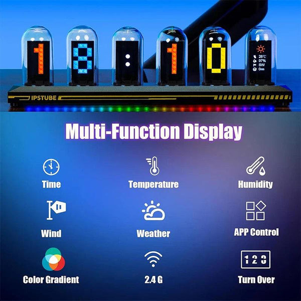 horloge nixie rgb personnalisable