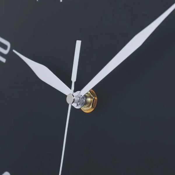 Horloge Noire Design Temps-des-horloges®