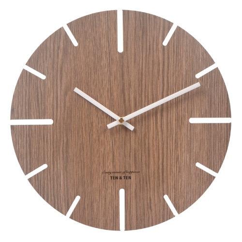 horloge bois minimaliste creuse