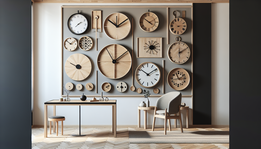 horloges design murales