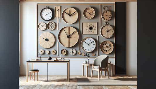 horloges design murales
