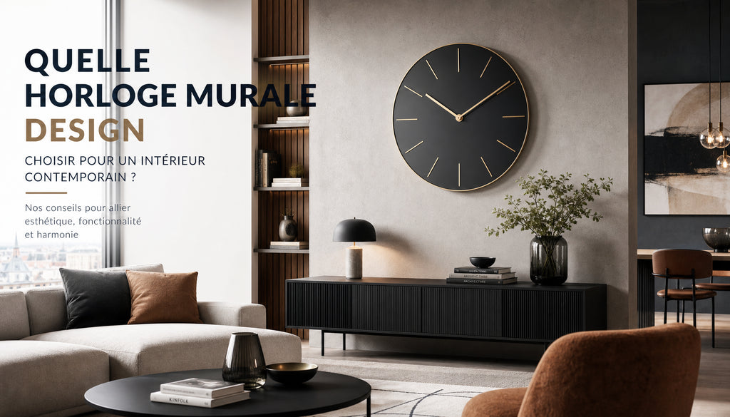horloge murale design