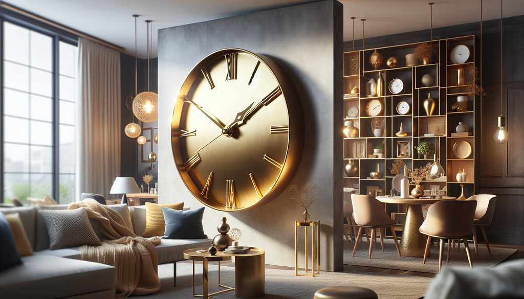 horloge murale design luxe
