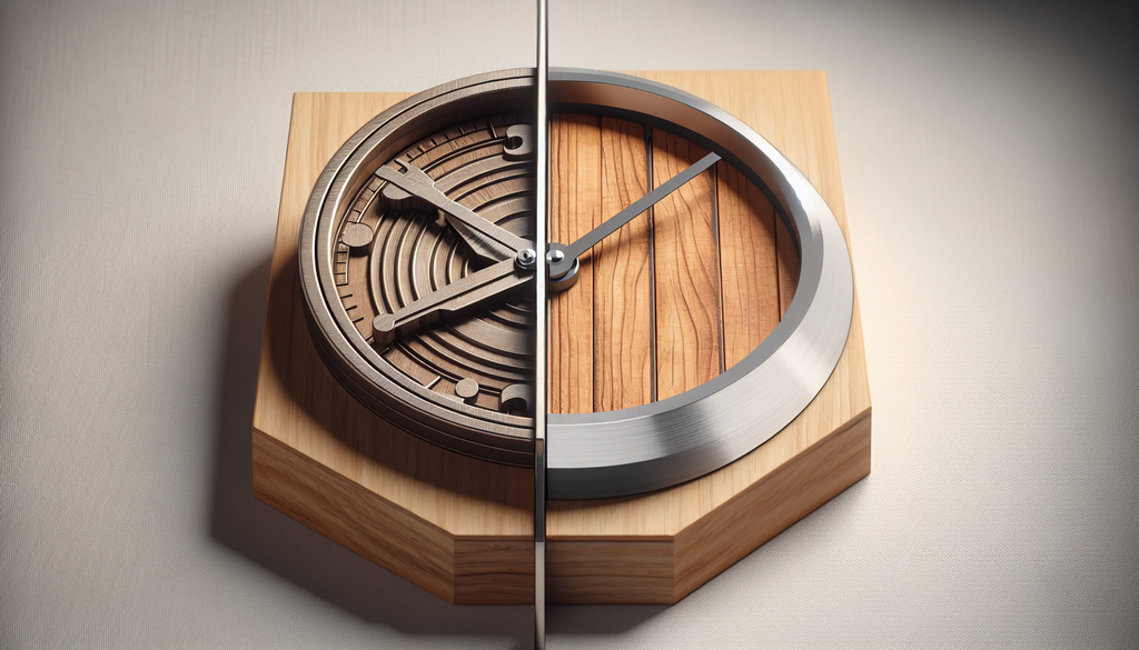 horloge murale bois