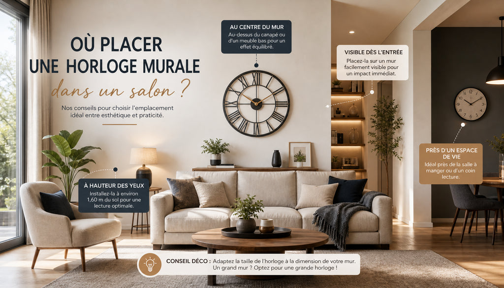 horloge murale design