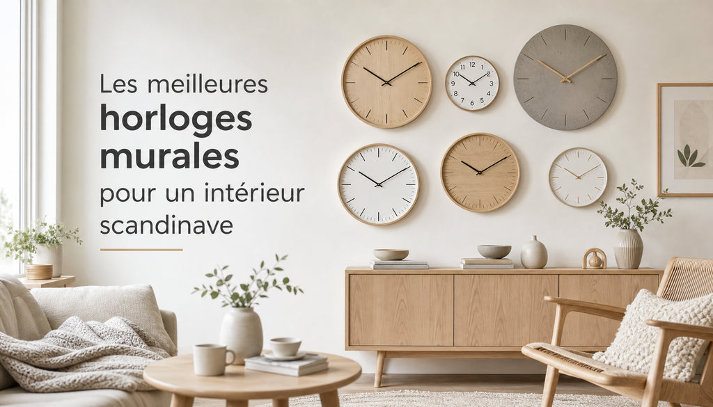 horloges design murales