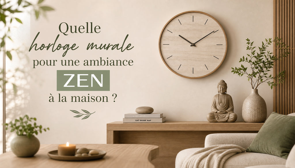 horloge murale design luxe