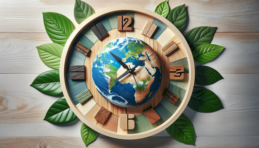horloge murale bois