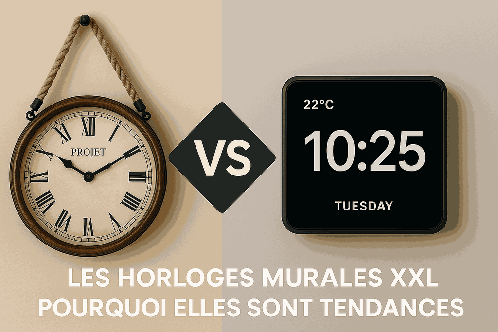 Horloge murale vintage vs horloge murale moderne : quel style adopter ?