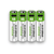 4 Piles Rechargeables TEMPS DES HORLOGES®