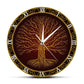 Horloge Murale Arbre de Vie Viking Temps des Horloges