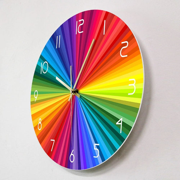 horloge arc en ciel