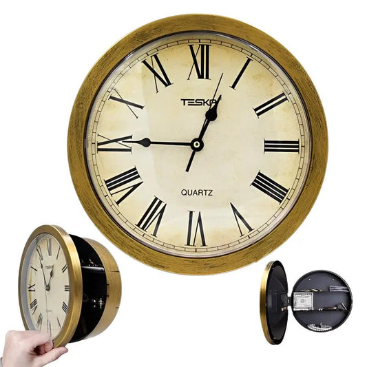 horloge avec coffre secret