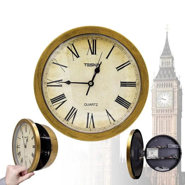 horloge avec coffre secret