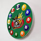 Horloge Murale Billard Originale Temps des Horloges